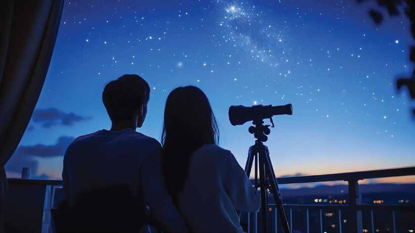 Star gazing deck at Lenora